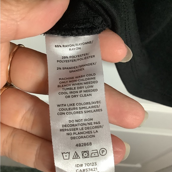 Loft 3/4 bell sleeve top with back keyhole detail - Picture 8 of 8